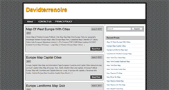 Desktop Screenshot of davidterrenoire.com